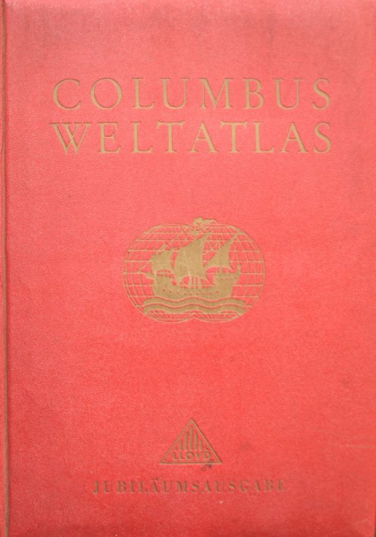 Wagner "Lloyd Columbus Weltatlas" Lloyd Motorenwerke Anniversary Edition 1956 (7222)
